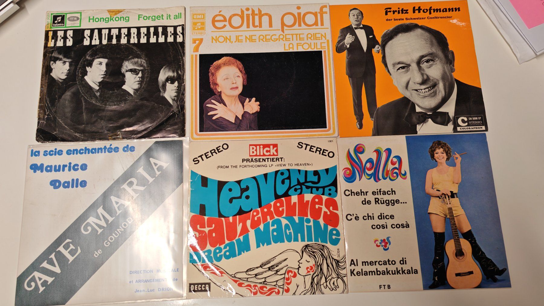 Dischi in vinile: Single 18 Stück gemäss Bilder Rubrik Diverses – Usato da Niederrohrdorf venduto da ursgut-vinyl 1
