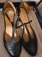 Elegante schwarze Bata Sandalen Gr. 40 aus Echtleder