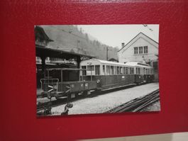 AK Bahn der WAB im Bahnhof Lauterbrunnen Bern