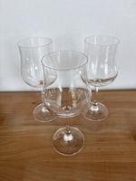 3 Weingläser / Trinkgläser für Wein