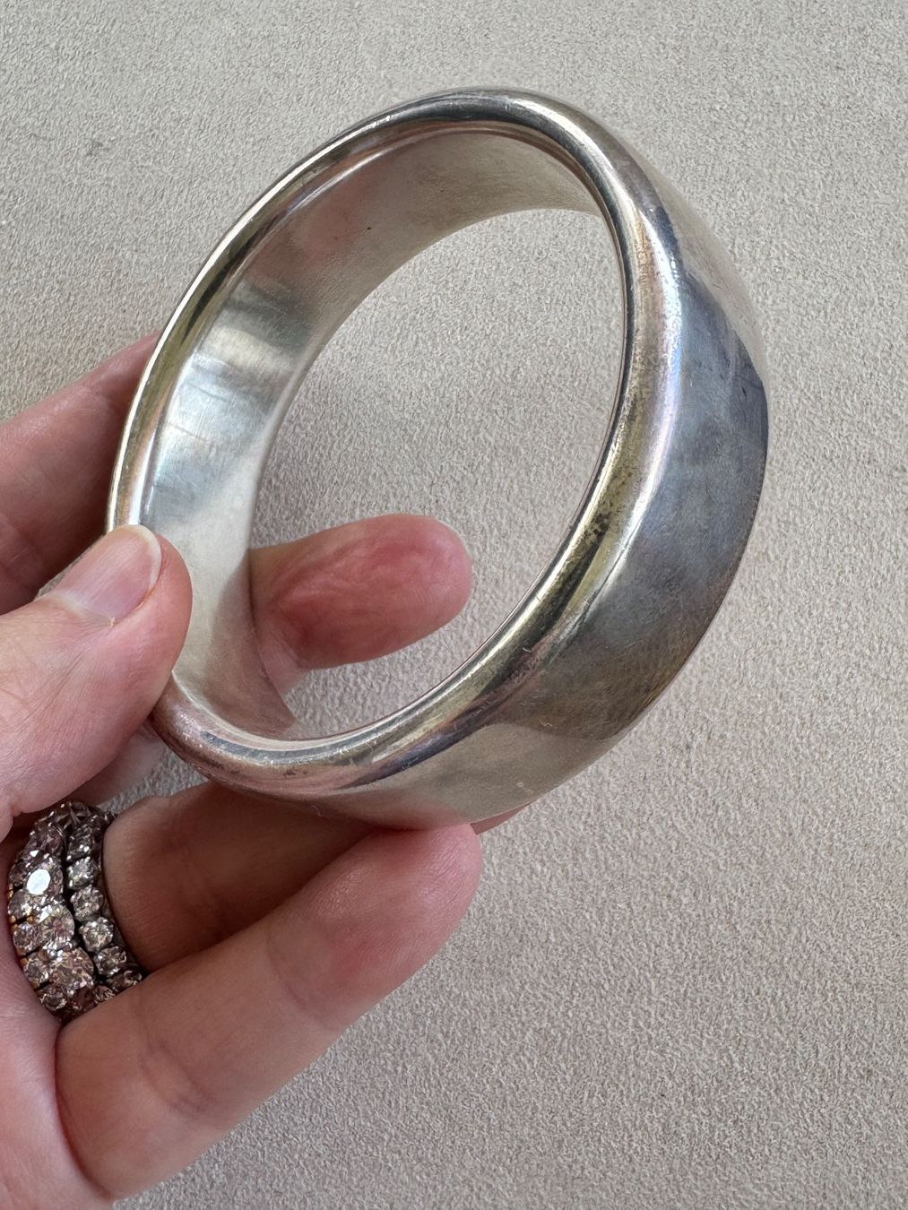 Bracciali & Braccialetti: 🎯 HANS HANSEN Denmark SS 925 Minimalist Bangle – Usato da Birsfelden venduto da Brut-Reserve