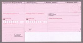 Schweizer Post: EINZAHLUNGSSCHEIN ROSA 2011_EINZAHLUNG GIRO
