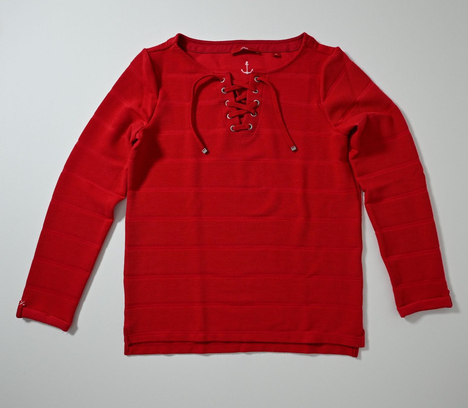 S.Oliver Maglioni & Felpe: Pullover s.Oliver, mit Schnürung, Grösse 34 – Usato da Dürnten venduto da pema28