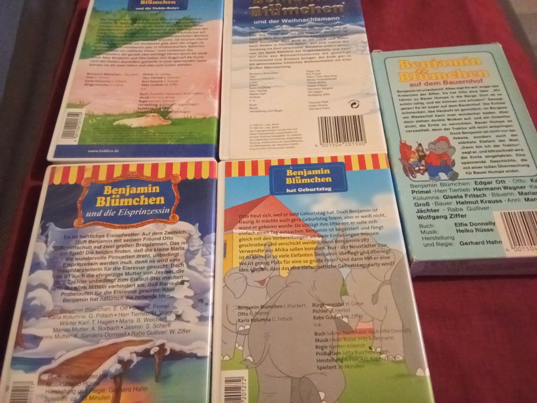 Tutti i VHS: 5x VHS Benjamin Blümchen – Usato da Remetschwil venduto da Hofiii 1