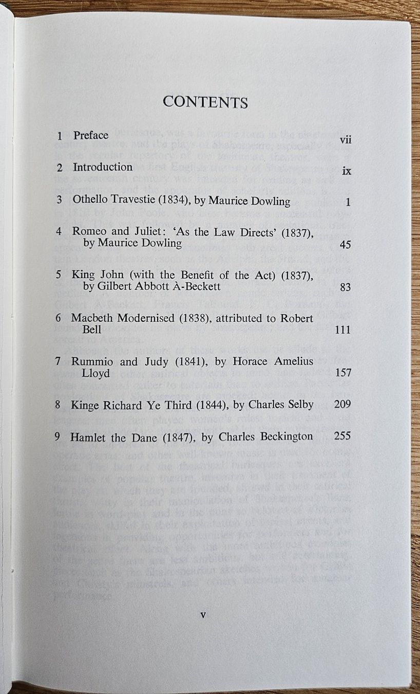 Libri: Nineteenth-Century Shakespeare Burlesques – Usato da Schaffhausen venduto da asyouwestley 5