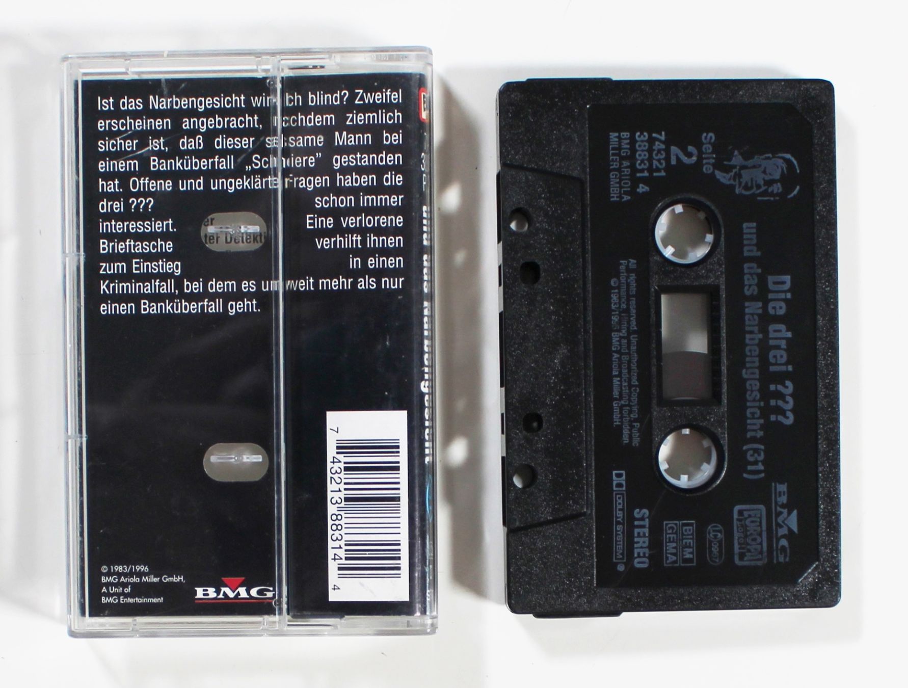 Musicassette: MC Die Drei Fragezeichen 31 - Und das Narbengesicht – Usato da Brüttisellen venduto da Collector-Corner 2