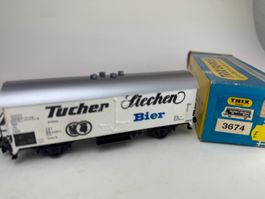 Liliput Tucher Bier gedeckter Güterwagen in OVP
