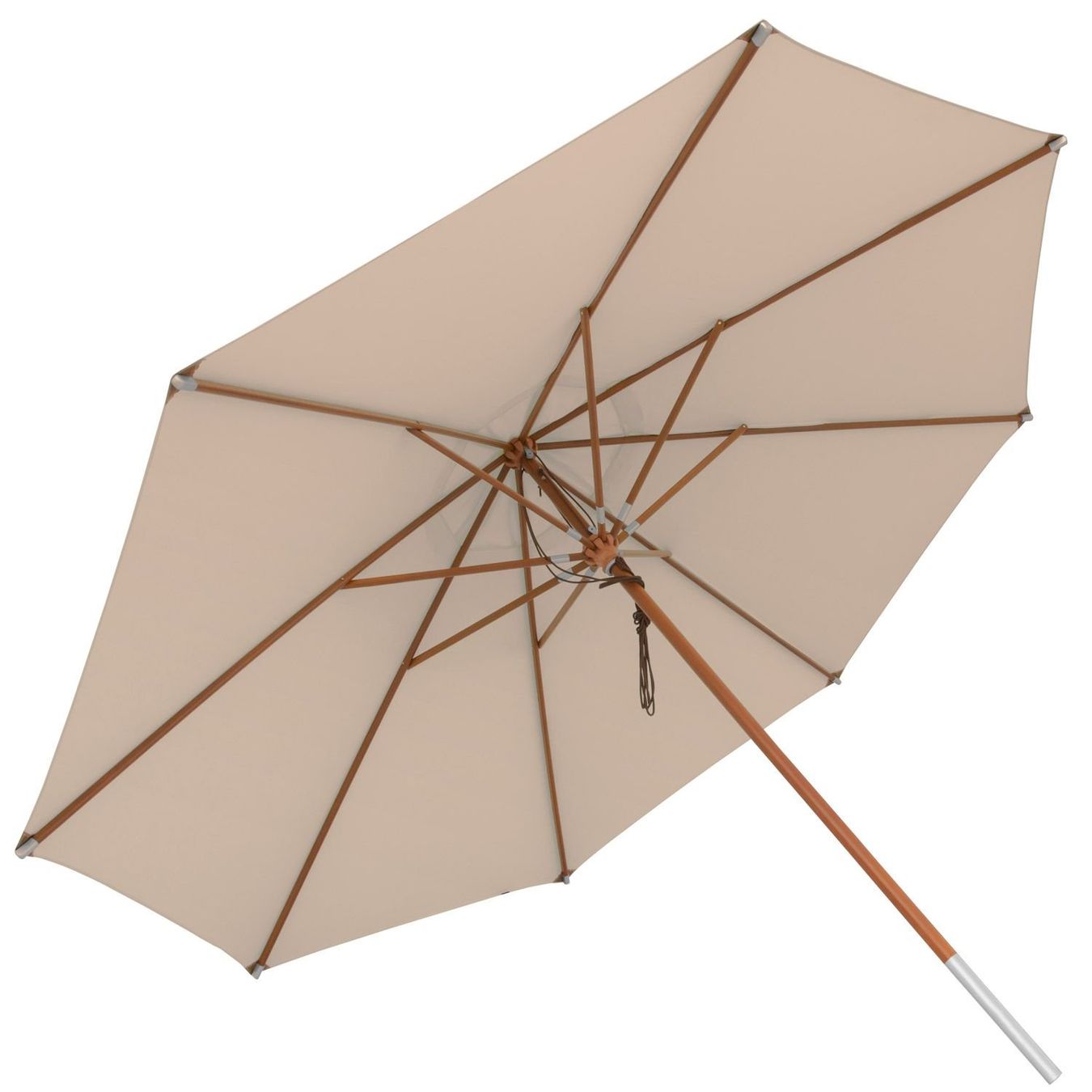 Tende & Padiglioni: Sonnenschirm Ø4m mit Winddach taupe – Nuovo e nell'imballaggio originale da Bottighofen venduto da zaap