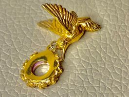 Anhänger für Armband Halskette 24 Karat in DE vergoldet 2j G