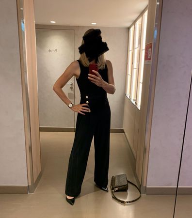 DKNY eleganter Jumpsuit Overall Gr. 40