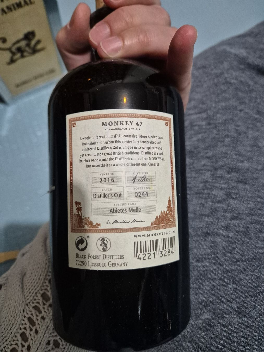 Monkey 47 Bevande alcoliche: monkey 47 Distiller's Cut 2016 – Nuovo e nell'imballaggio originale da Reinach BL venduto da StephanBG 2