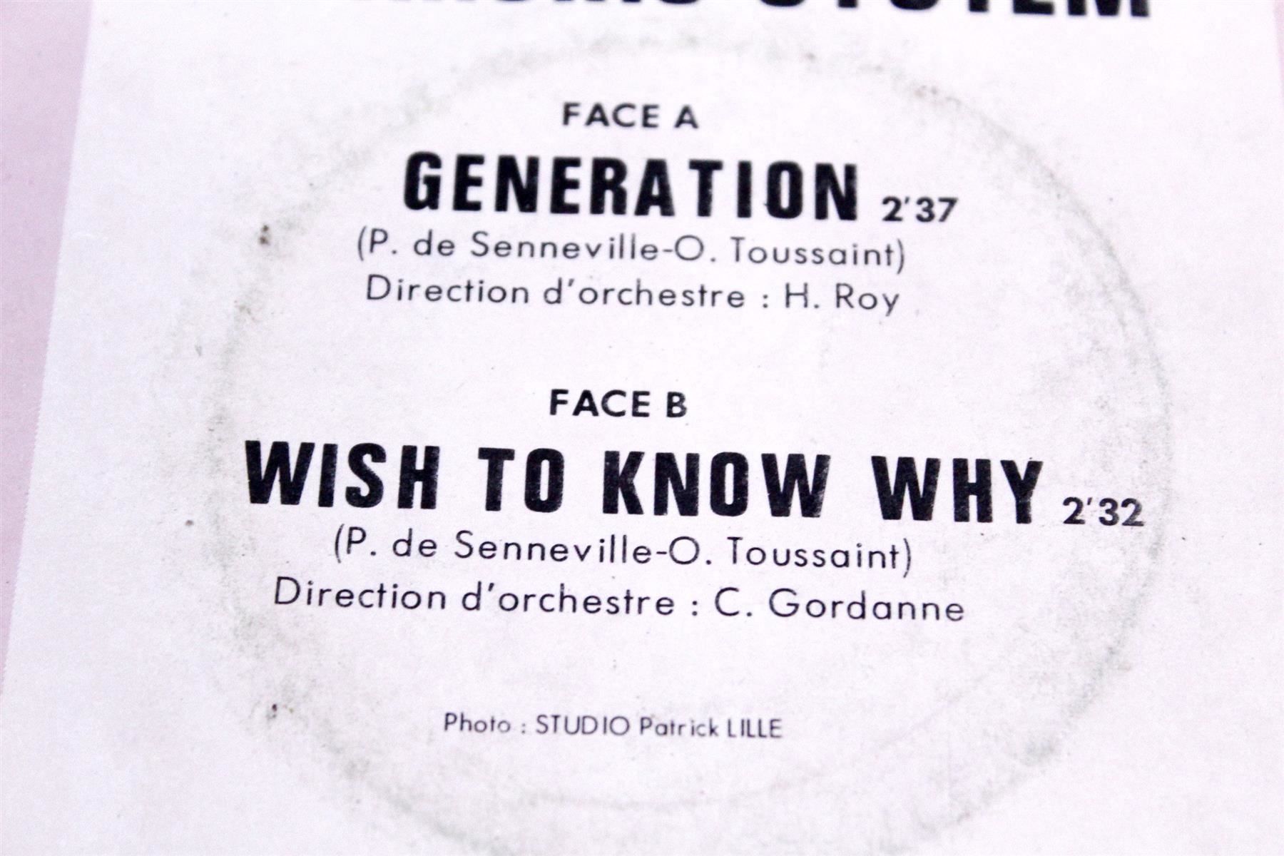 Autografi: ANARCHIC SYSTEM: Generation / Wish To... – Usato da Bern venduto da vinyl-heaven 6
