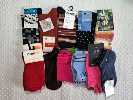 NEU! 11 Paar Tolle Damen Socken Bundle Grösse 35-38