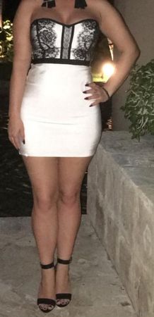 Cocktailkleid/Party Kleid Gr L