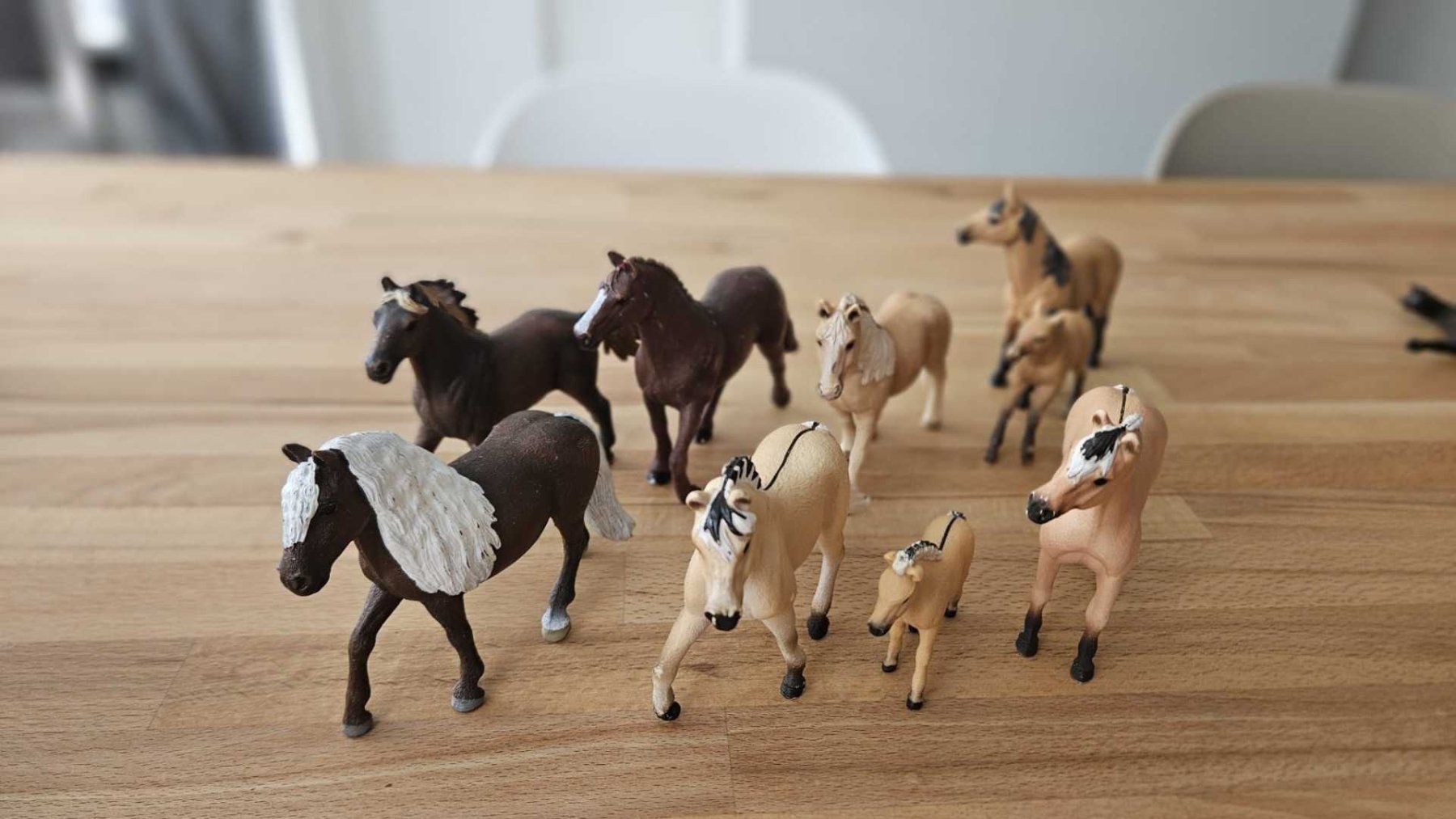 Schleich Spielzeuge: 9 Schleichpferde – Gebraucht aus Gossau SG von Daufli