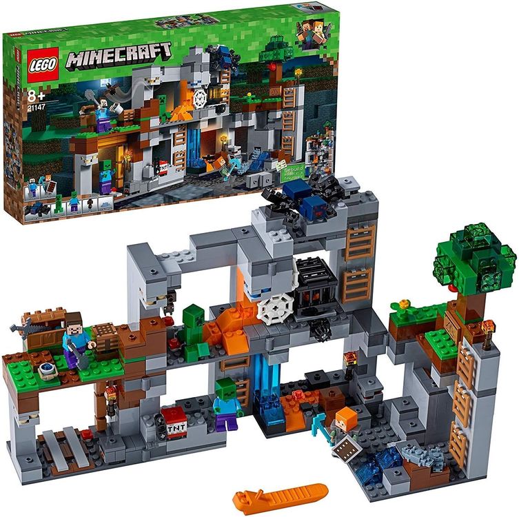 Lego Minecraft, Abenteuer in den Felsen, Set 21147 (Gebraucht) in ...