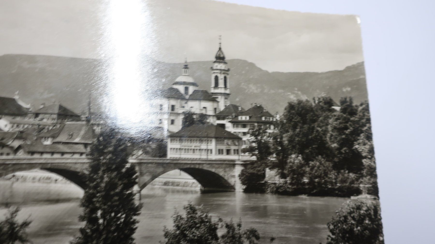 Ansichtskarten: Solothurn Rötubrücke  1953 – Gebraucht aus Cormoret von Pascalll2001 2