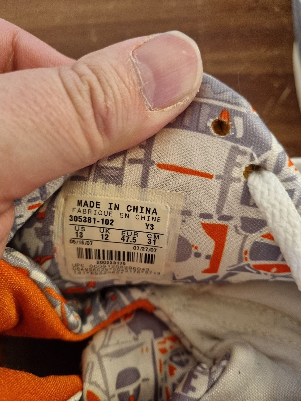 Jordan Scarpe da uomo: Nike air jordan 8, 47,5 – Usato da Bernex venduto da couscous03 4