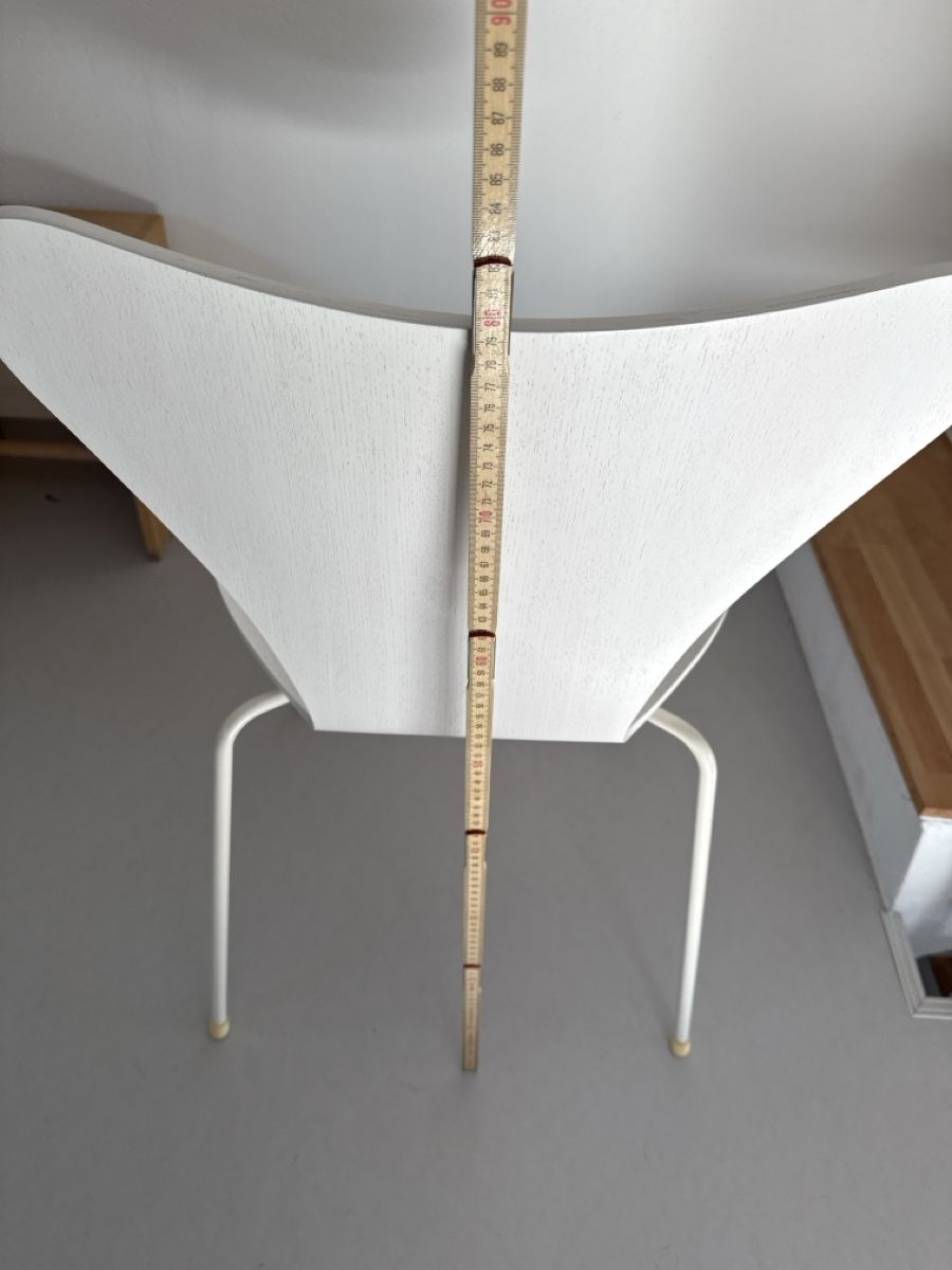 Fritz Hansen Stühle: Fritz Hansen Stuhl Serie 7, Weiss Esche – Gebraucht aus Biel/Bienne von anittebmusik 8