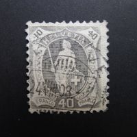 1908 Nr. 89A Vollstempel GENEVE (GE)