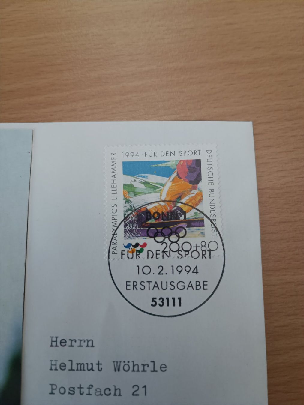 Autografi: Kathrin Gutenson - handsignierte mit Sonderstempel FDC – Usato da Menziken venduto da Artographs 1