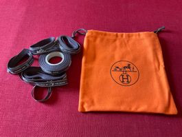 Orange Hermes Tasche + mehrere Meter Originalbänder