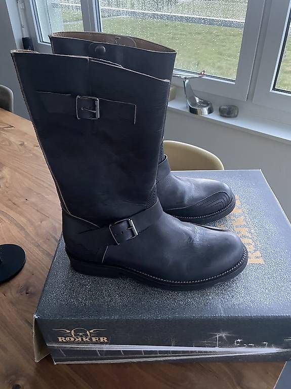 Rokker Scarpe da uomo: Motorradstiefel Rokker - Cruiser Boot Schwarz – Usato da Wallisellen venduto da mgb40 1