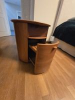 Coppia di Comodini rotondi in legno Poliform 