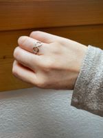 Bague réglable en métal infinity