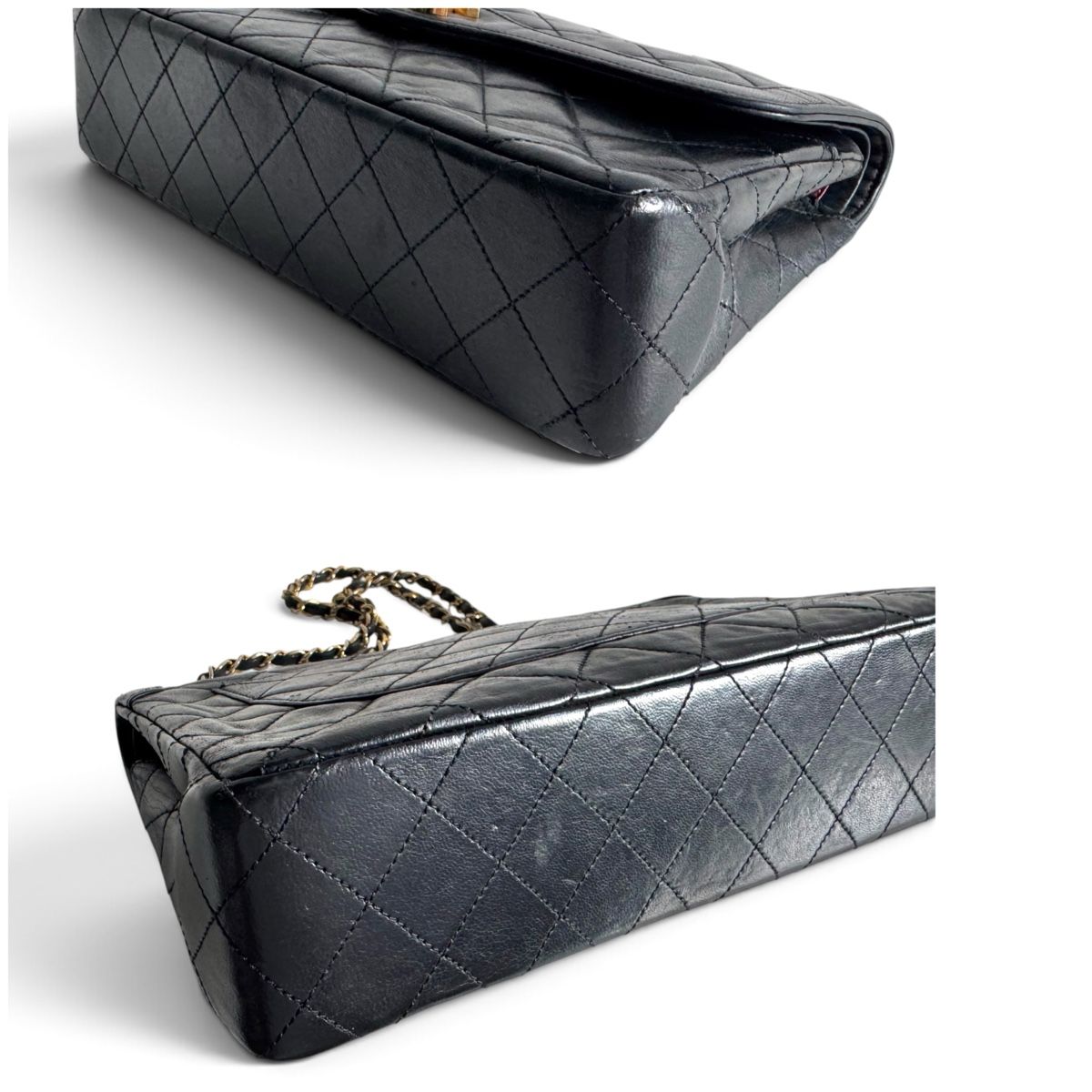Chanel Borse da donna: CHANEL Lambskin Quilted Medium Double Flap Tasche – Usato da Kriens venduto da hannaandkiko 8