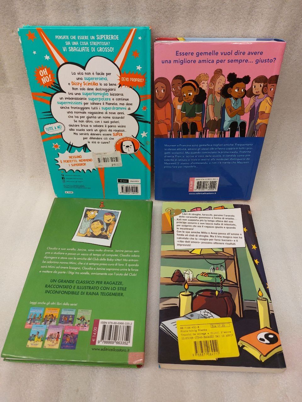 Livres: 4 Libri per bambine 9/10 anni >> – D'occasion à Pambio Noranco par Pol69 1