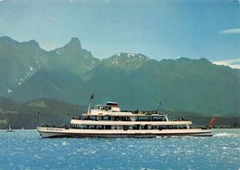 Thunersee, MS BUBENBERG, Stempel, gelaufen 1981