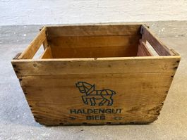 Alte Bierkiste "Haldengut Bier"