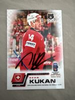Dean Kukan ZSC Hockey Card signiert 