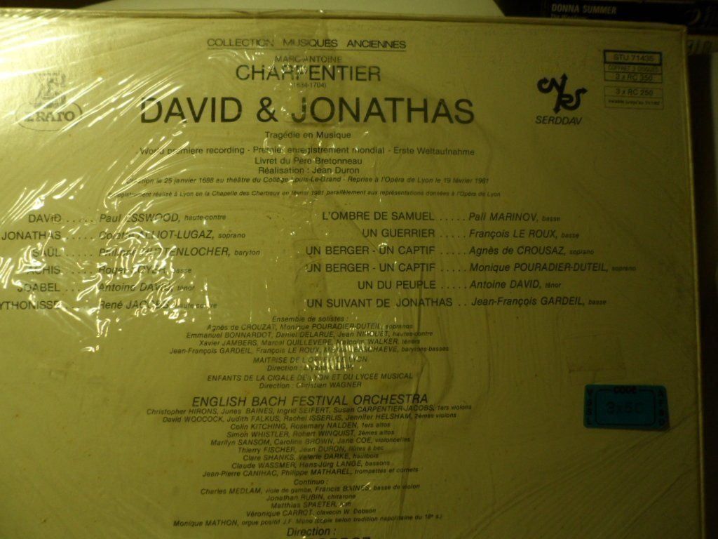 Schallplatten: David & Jonathan,  Michel Corboz, – Neu und originalverpackt aus Langnau i. E. von gf2_29jt 2