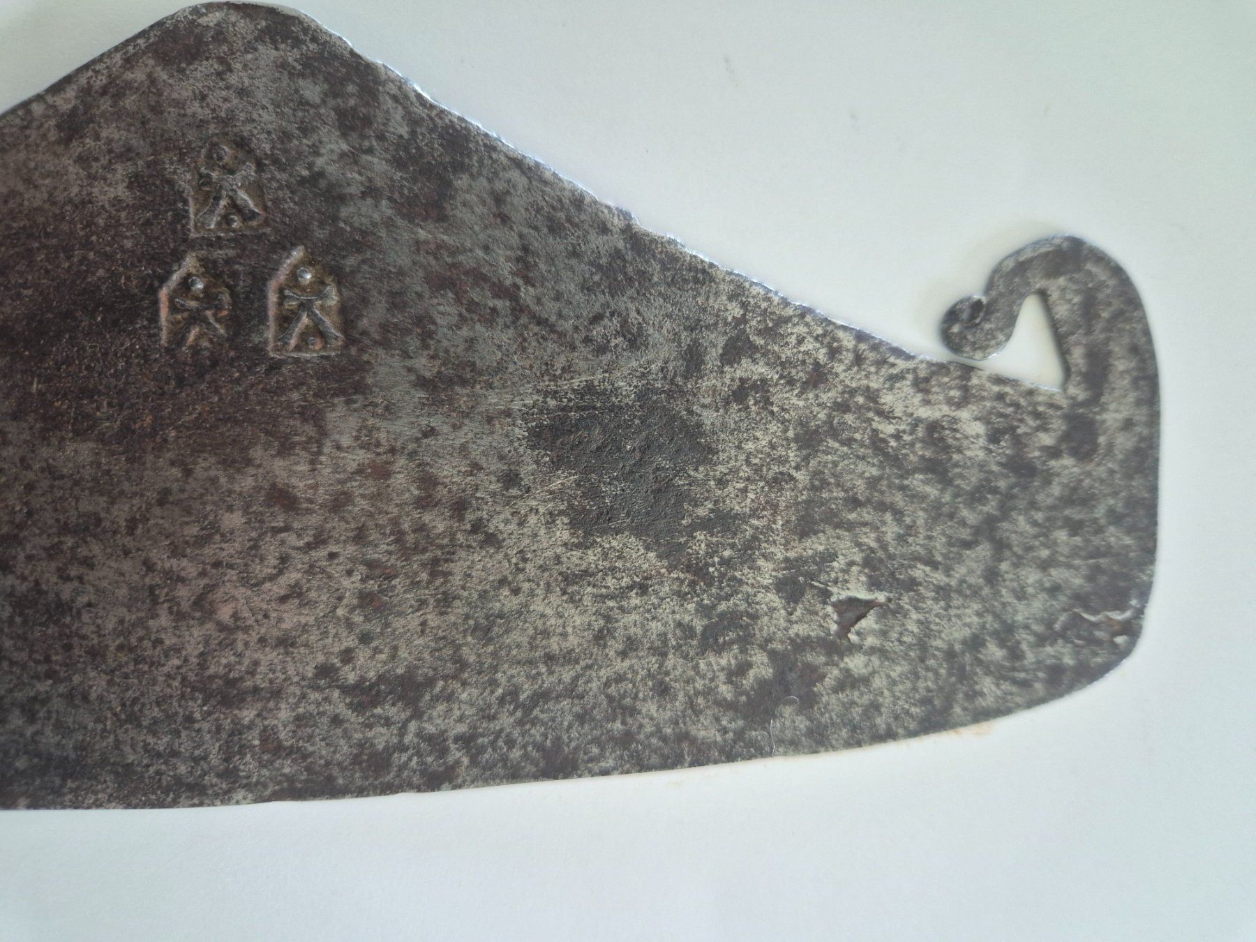 Couverts: Antikes Messer, Eisen handgeschmiedet – D'occasion à Trimstein par Blumenstrauss17 3