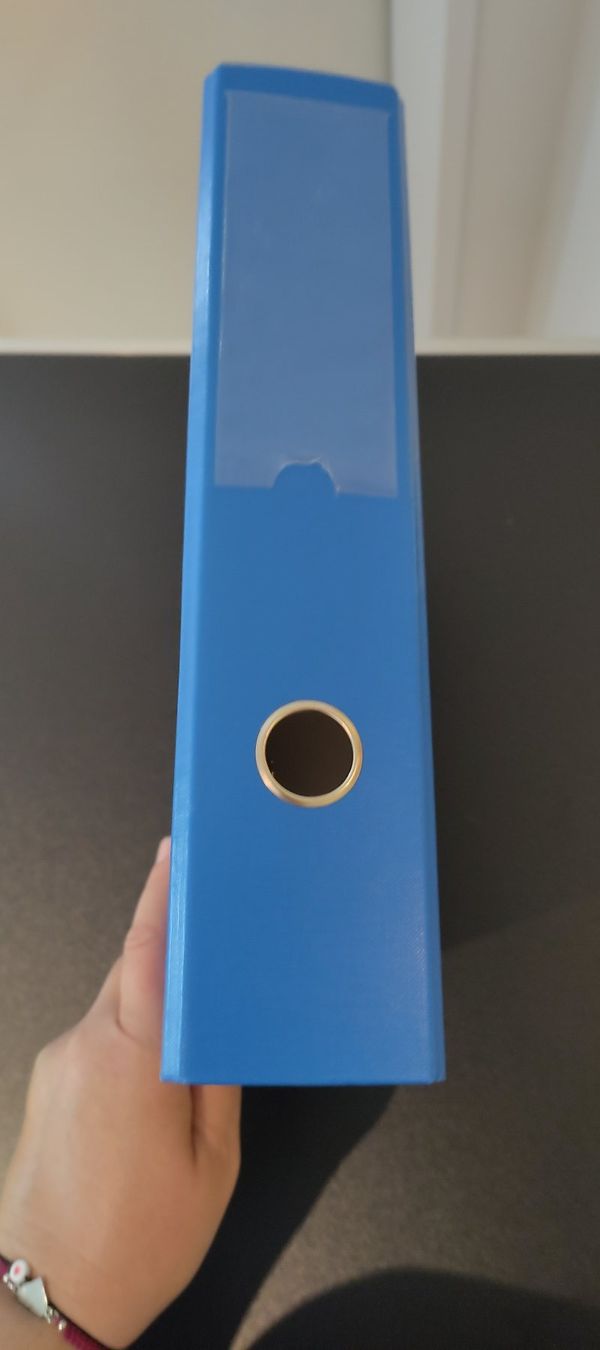 Classeurs: Ordner A4 Blau 75mm Breit mit Transparenthülle – D'occasion à Felben-Wellhausen par AWDienstleistungen 3