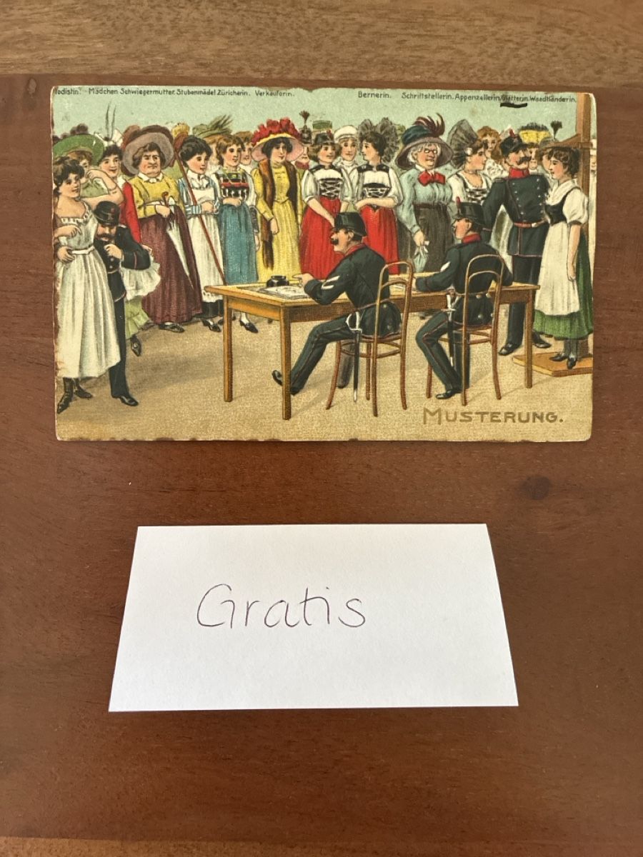 Cartes postales: 2 Ansichtskarten Schweiz vom Militär- Radfahrer – D'occasion à Oftringen par Cla.vD.74 2