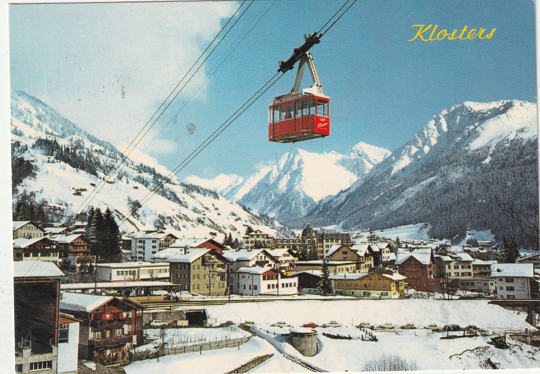 Cartoline postali: Seilbahn Klosters – Usato da Lumbrein venduto da made02