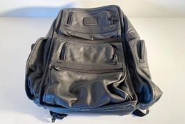 Schwarzer TUMI Rucksack Leder Laptoprucksack