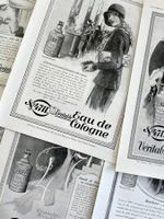Eau de Cologne 4711 - 6 alte Werbungen / Publicités 1930/31