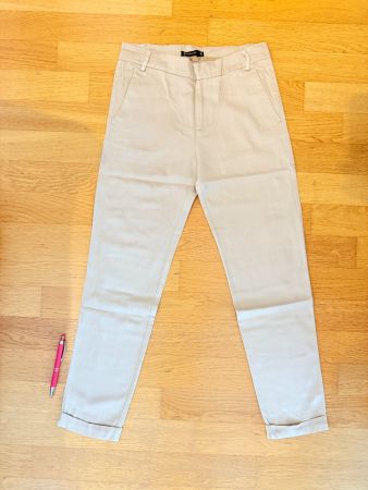 Stradivarius - Pantalon de travail beige en coton
