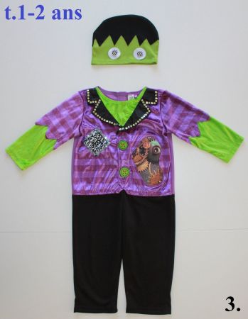 Costume Frankenstein t. 1 - 2 ans