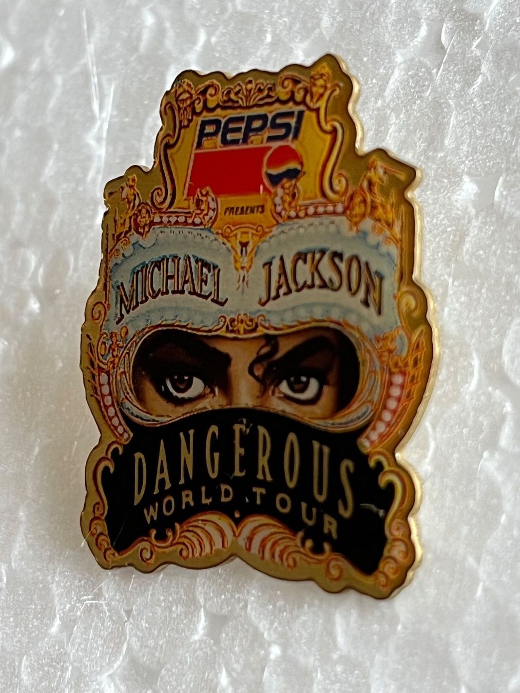 Pepsi Placchette & Badge: Michael Jackson - Dangerous Tour - Pepsi Pin – Usato da Zürich venduto da Gurkis 3