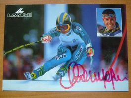 DEBORAH COMPAGNONI (ITA) SKISTAR AUTOGRAMMKARTE