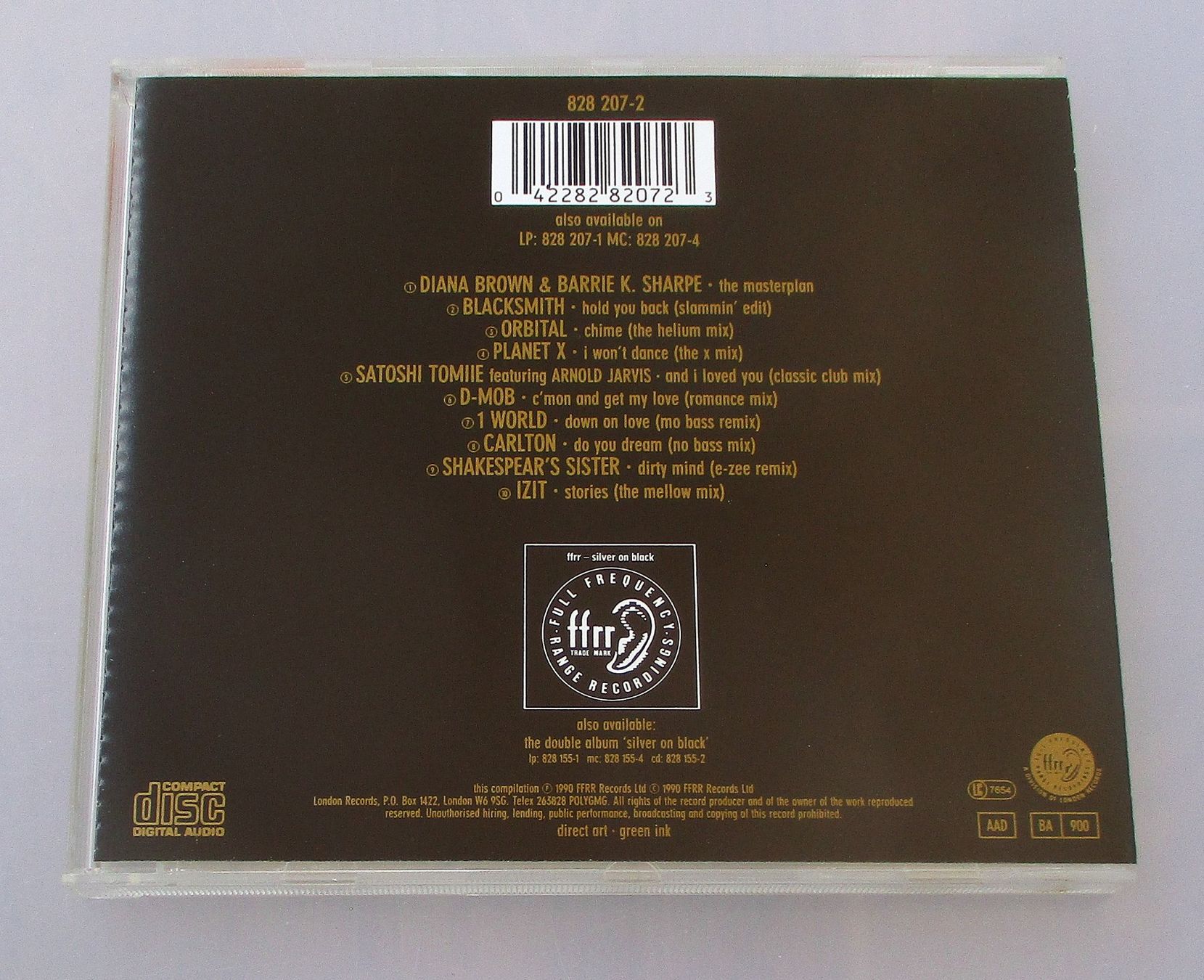 CD: FFRR GOLD ON BLACK 1990 – Usato da Wattwil venduto da Muriel11 1
