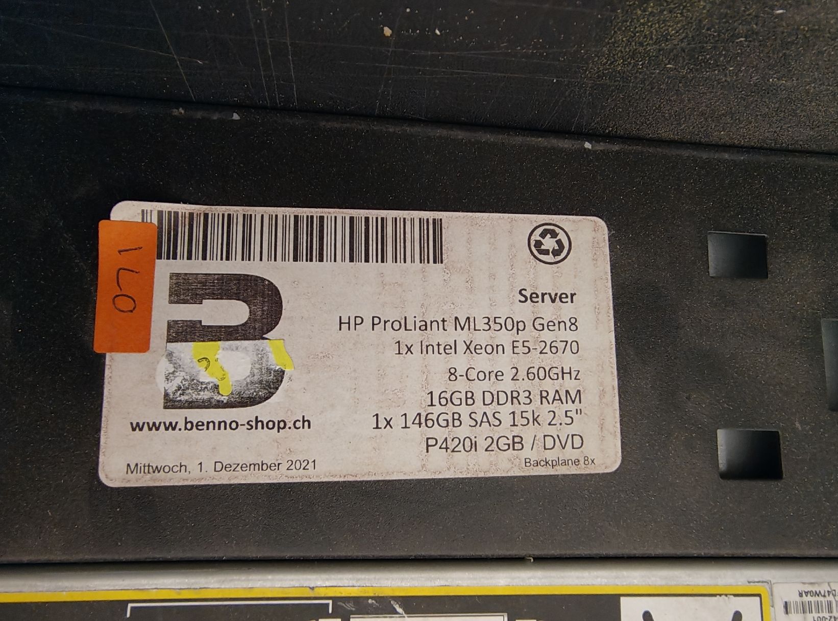 Hewlett Packard Server: HP ProLiant ML350p Gen8 Server – Usato da Zürich venduto da lastsec 1