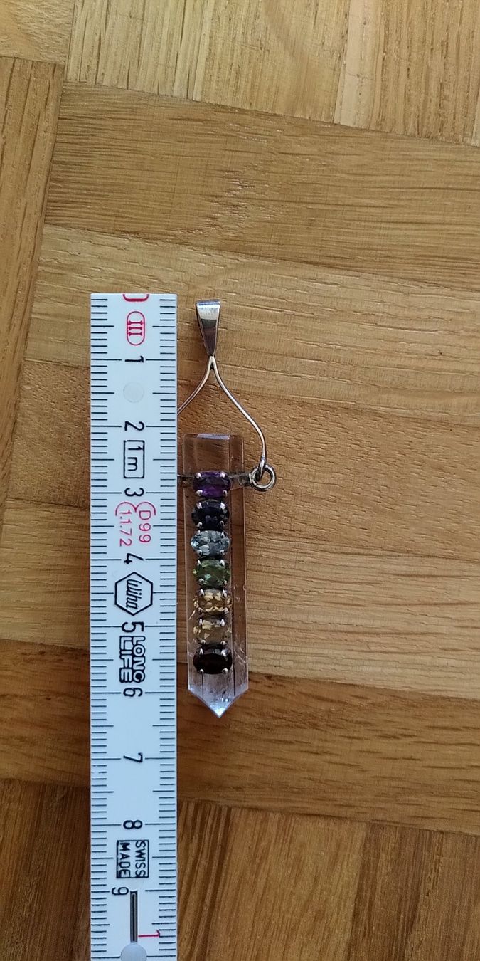 Ciondoli: Silber Chakra Kristall Schmuck mit 925 Silber – Nuovo (secondo la descrizione) da Zürich venduto da Gillheri 3