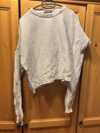 Pull en maille blanc Brandy Melville - Taille unique