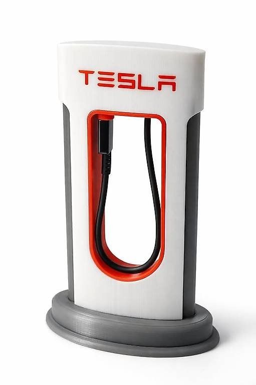 Tesla Ladegeräte: Tesla Supercharger Smartphone Ladestationen | Gratis Versand – Neu und originalverpackt aus Wald ZH von carwerk3dstudio